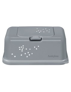 Caja toallitas color plata estrellitas - Funkybox