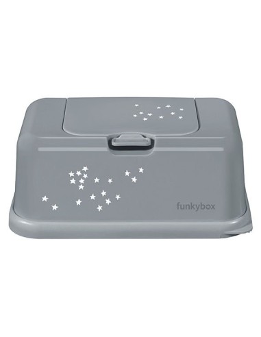 Caja toallitas color plata estrellitas - Funkybox