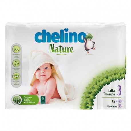 Pañales Chelino Nature T3 36 Uds