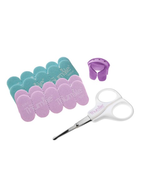 KIT DE TIJERAS + LIMA DE UÑAS BABY NAILS + 20 RECAMBIOS