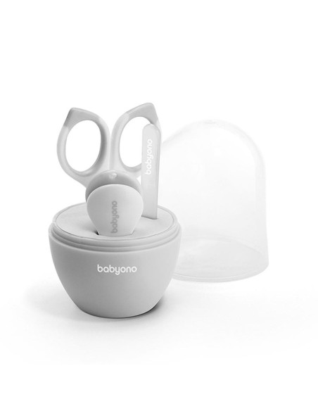 set-manicura-bebe-gris-babyono-1.jpg – Set completo manicura BabyOno gris.