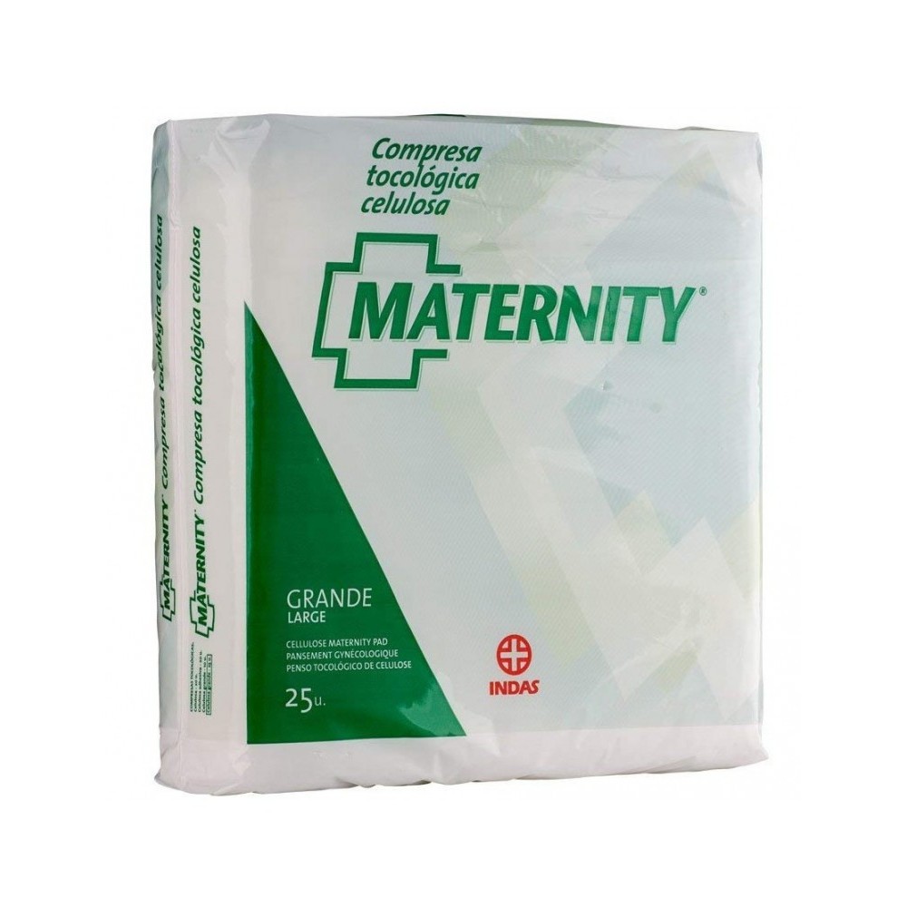 Compresas Tocológicas Maternity Algodón 20 Unidades