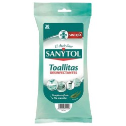 Toallitas Desinfectantes Multiusos 30 UDS - Sanytol