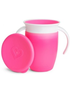 Taza antigoteo 360º con asas y tapa 200ml - Munchkin 2