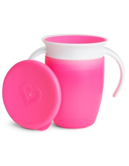 Taza antigoteo 360º con asas y tapa 200ml - Munchkin