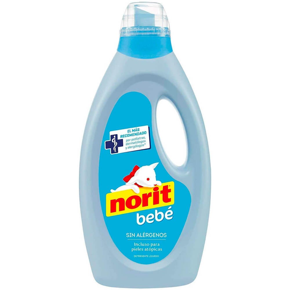 Detergente NORIT BEBÉ, 1125 ml - Especial hipoalergénico