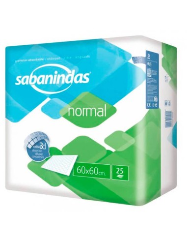 EMPAPADORES BEBE SABANINDAS 60x60