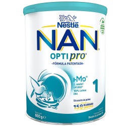 Nan 1 Optipro 800gr leche en polvo 0M+ Nestlé