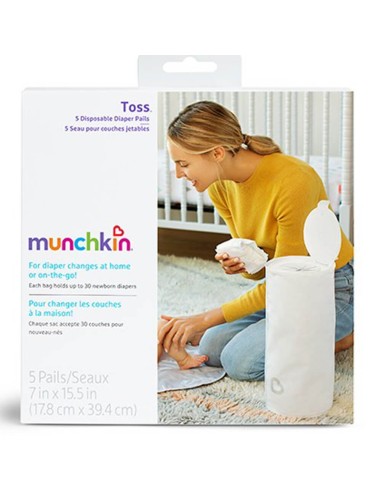 Contenedor portátil para pañales (5 ud.)  - Munchkin
