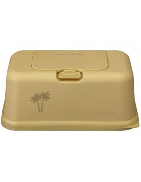 CAJA PORTA TOALLITAS DORADA PALMERA FUNKYBOX