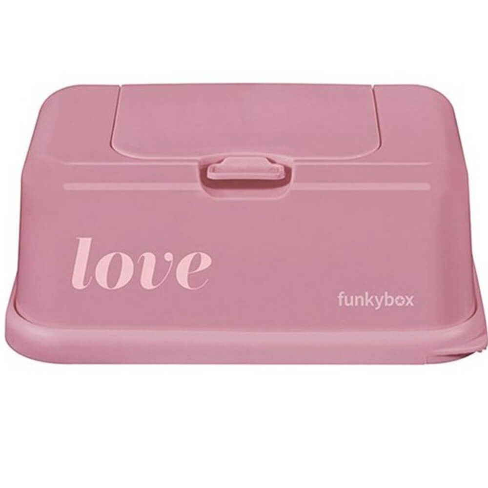 Comprar dispensador de toallitas rosa con love- Funkybox