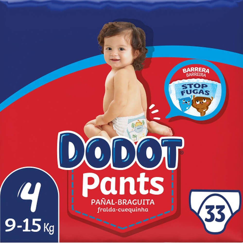 Dodot Pants - Pack 32 pañales, talla 6, 16+kg : : Bebé