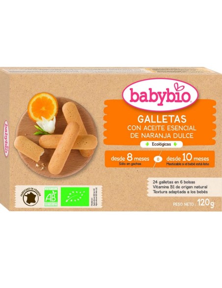 GALLETAS DE DENTICIÓN ECOLÓGICAS 120g  BABYBIO
