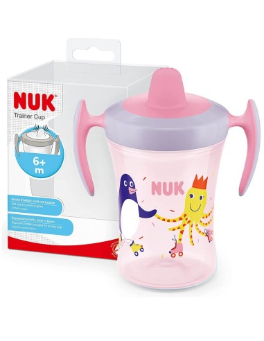 Taza de entrenamiento rosa 230ml - NUK