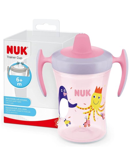 Taza de entrenamiento rosa 230ml - NUK