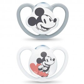 Pack chupetes Disney Mickey Mouse 0-6M NUK