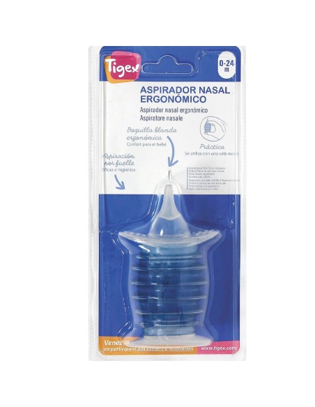 ASPIRADOR NASAL ERGONÓMICO TIGEX.
