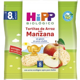 Tortitas de Arroz con Manzana 30g (desde 8 meses) hipp Bio