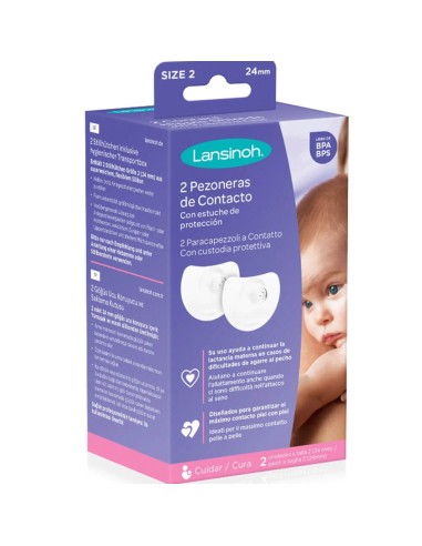 Pezoneras de Contacto 24mm - Lansinoh