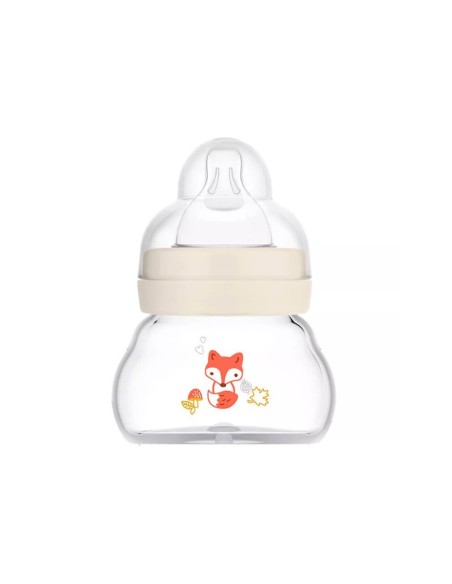 Biberón de cristal neutro 90ml - Mam Baby