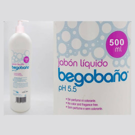 Jabón líquido con dosificador 500 ml begobaño -  Begobaño