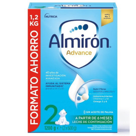 Almirón Advance 2 1200gr leche fórmula Almirón