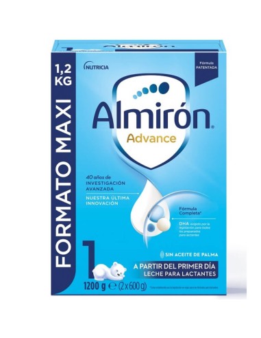 almiron-advance-1-1200g-1.jpg – Vista frontal del envase.