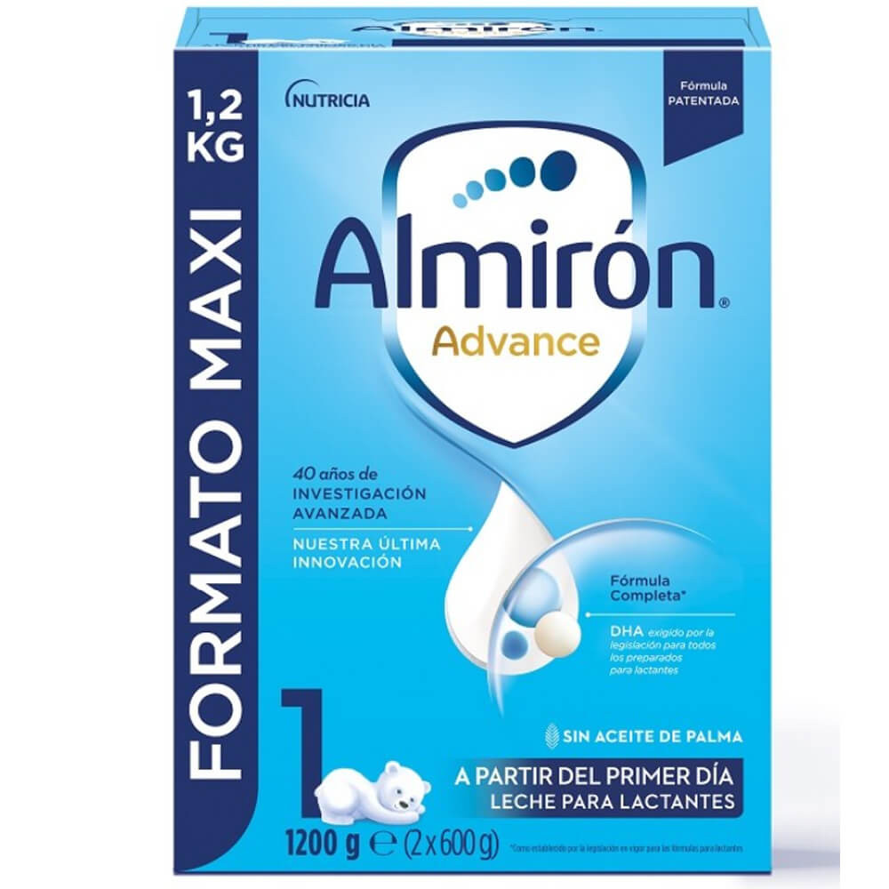 Almirón advance 1 con pronutra leche para lactantes 1200gr nueva fórmula