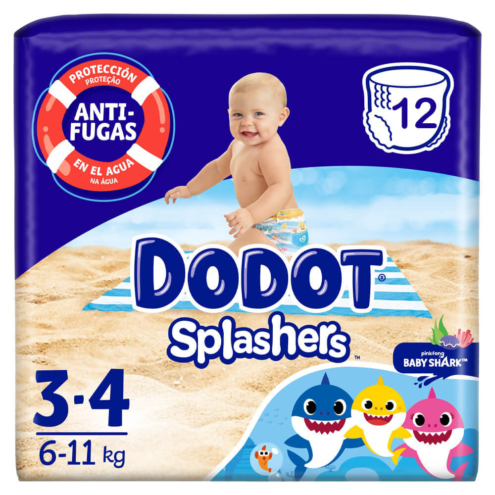 Pañales Bañador Dodot Splasher marca DODOT Talla 3-4 (06-11kgs)