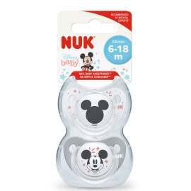 Pack chupetes Disney Mickey Mouse 6-18M NUK