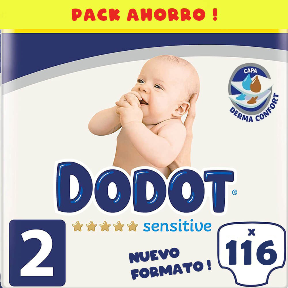 DODOT Activity Extra Pañales talla 5 para bebés de 13 a 19 kilogramos 96  unidades