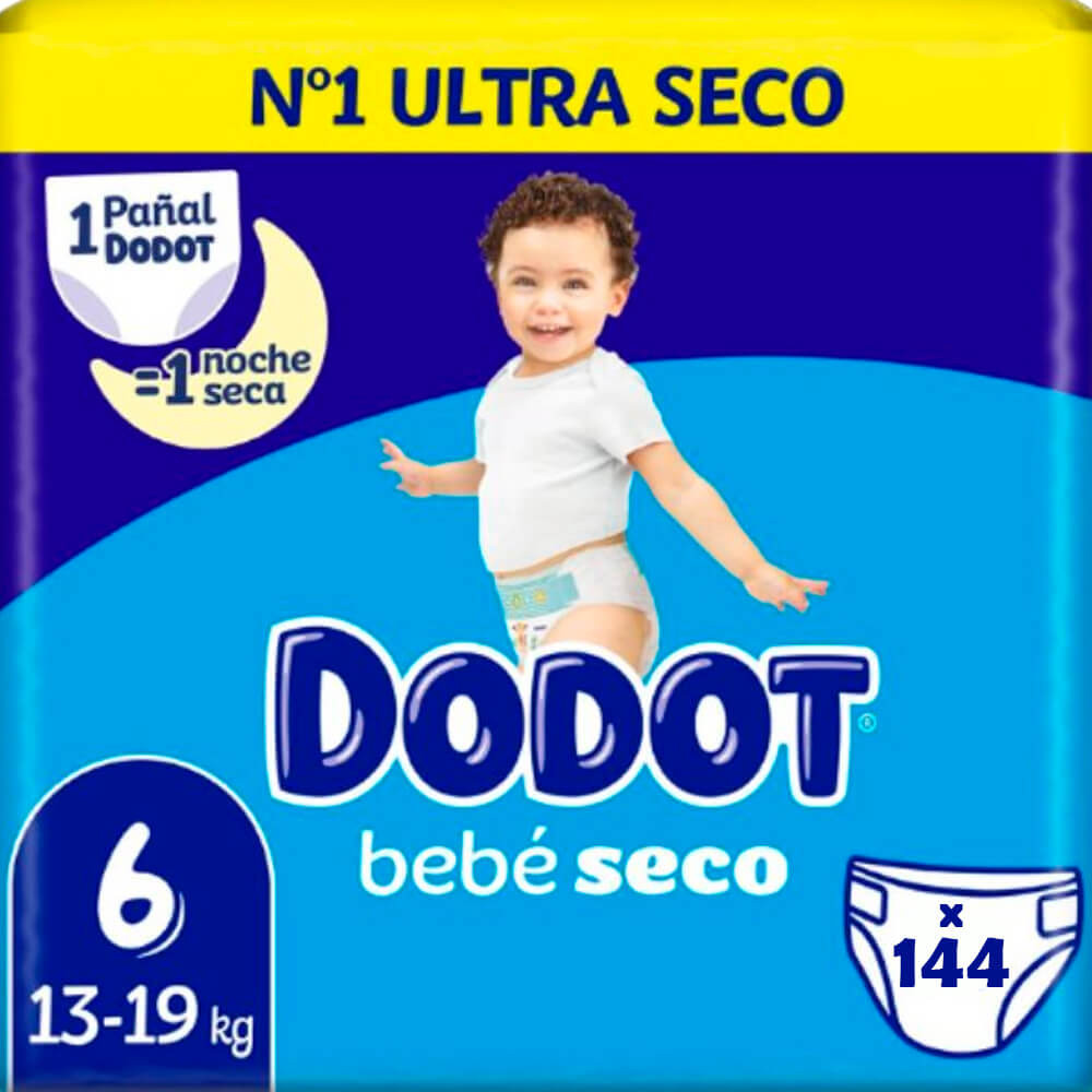 Dodot Aqua Pure Toallitas Humedas Para Bebés 144 Unidades