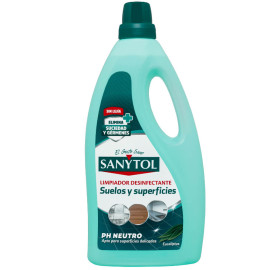 Limpiador Desinfectante Suelos y Superficies 1200ml - Sanytol