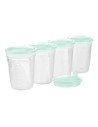 recipientes-leche-alimentos-200ml-babyono-1.jpg – Pack 4 recipientes BabyOno con tapas.
