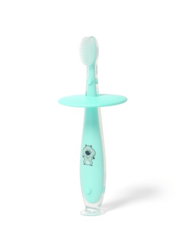 primer-cepillo-dientes-tope-seguridad-12m-babyono-4.jpg – Cepillo BabyOno en uso con bebé.