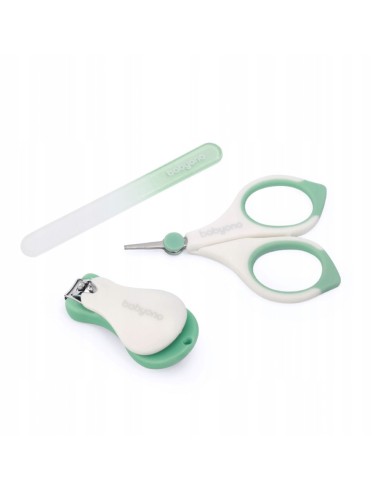 set-manicura-bebe-verde-babyono-3.jpg – Cortauñas y lima BabyOno.