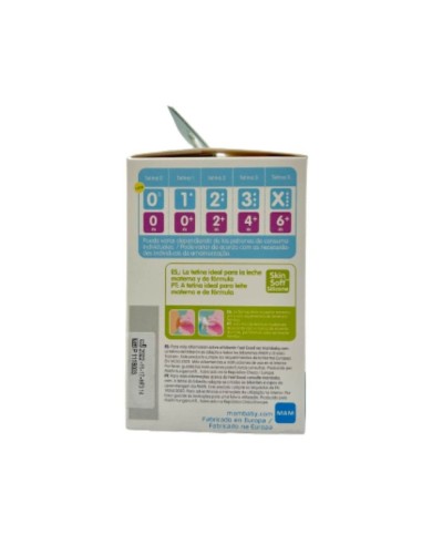 Biberón de cristal neutro 90ml - Mam Baby