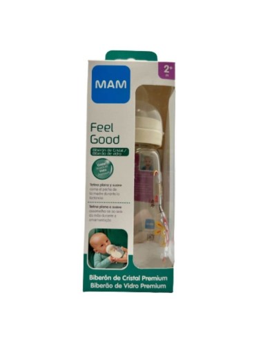 Biberón Cristal unisex 260ml - Mam Baby