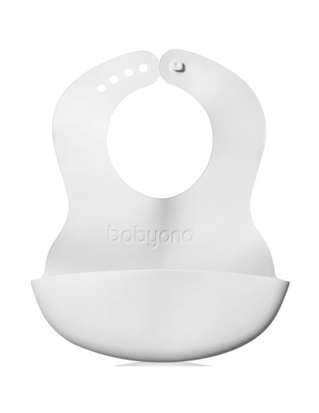 babero-silicona-ajustable-babyono-1.jpg – Babero BabyOno de silicona ajustable.