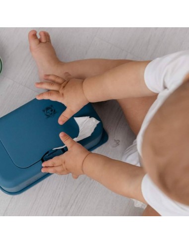 Caja toallitas azul con corazón - Funkybox