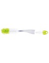 ESCOBILLA LIMPIA BIBERONES 2 EN 1 CON FIBRAS DOBLES TIGEX.