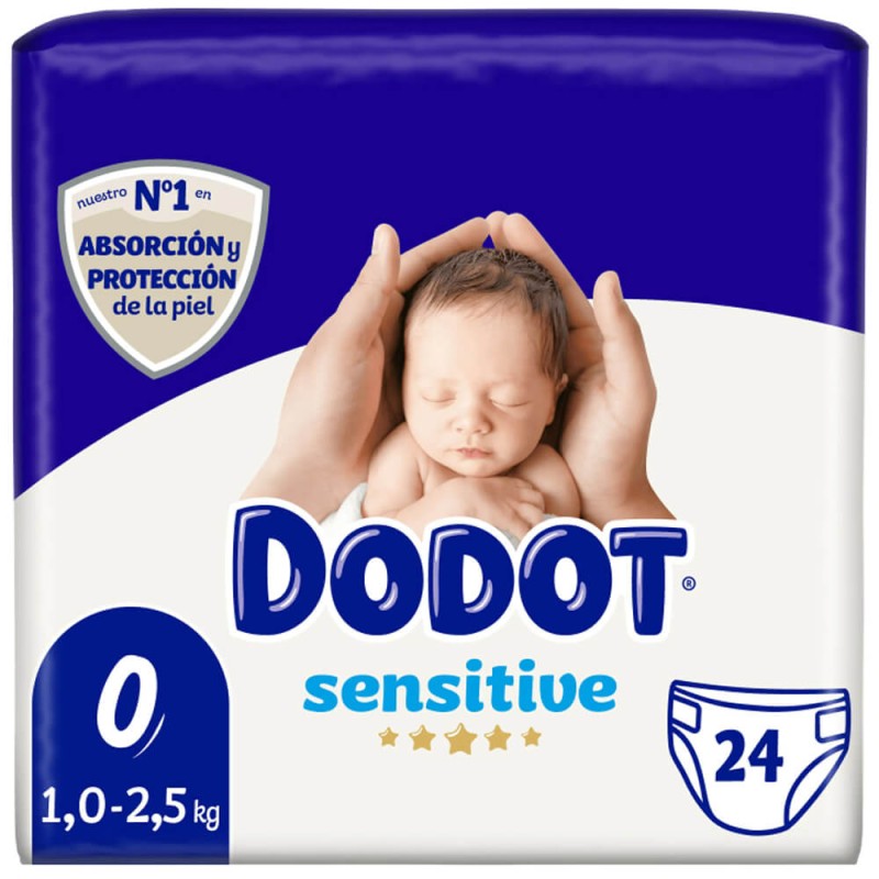 Dodot Sensitive Recién Nacido Talla 1 3x80 uds