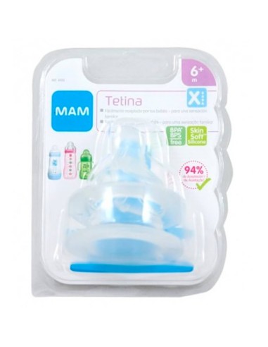 Tetina silicona nº x  (2 unidades) mam baby