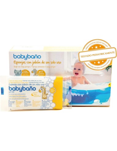 Esponja jabón dermatológico - Babybaño