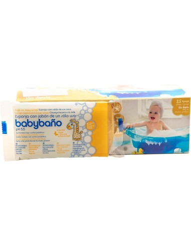 Esponja jabón dermatológico - Babybaño