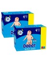 pack-dodot-talla-4-232uds-pañales-bebé-seco-9-14kg