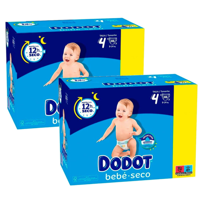 Pack bienvenido bebé con productos dodot y norit 