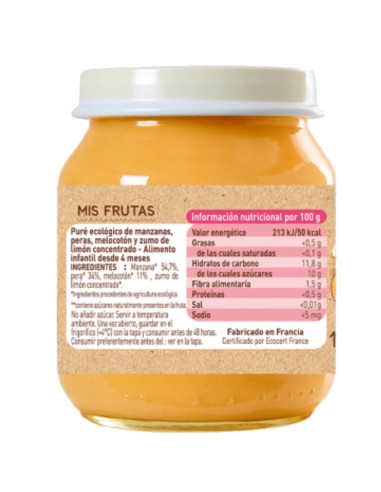 Potito delicia de frutas 130g Babybio