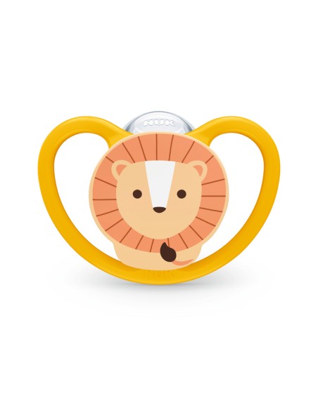 Chupete Space León/Sol Silicona pack 2 uds. (6-18M) NUK