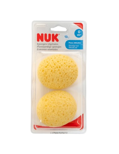 Esponja 100% fibras vegetales pack 2 uds. NUK